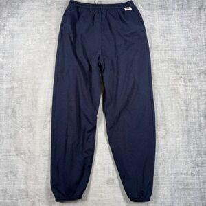 Dickies Sweatpants Mens Large Blue Vintage Fleece Lined Joggers Relaxed Comfort